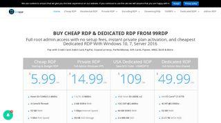 99RDP coupon codes